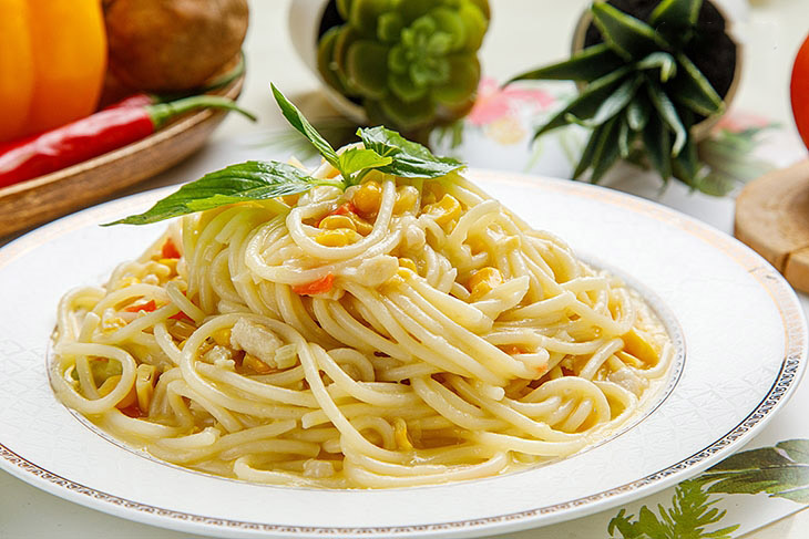 玉米雞肉奶油醬